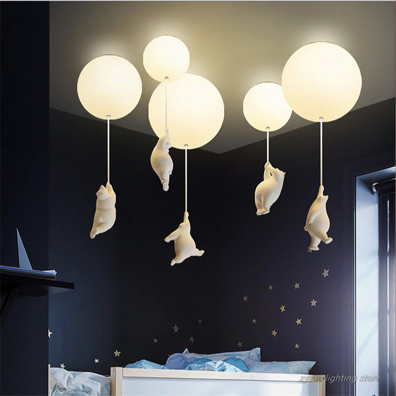 Baby Nursery Ceiling Light - Baby Children's Room Cartoon Lovely Ceiling