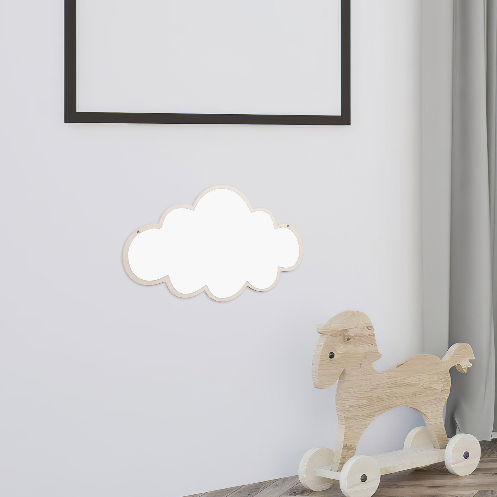 Baby Nursery Mirror - Nordic Children Safety Mirror Detachable Base