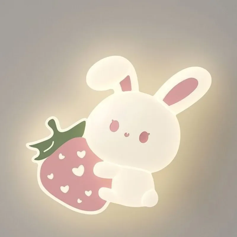 Baby Nursery Ceiling Light - Carrot Rabbit Light Cute Children's Room