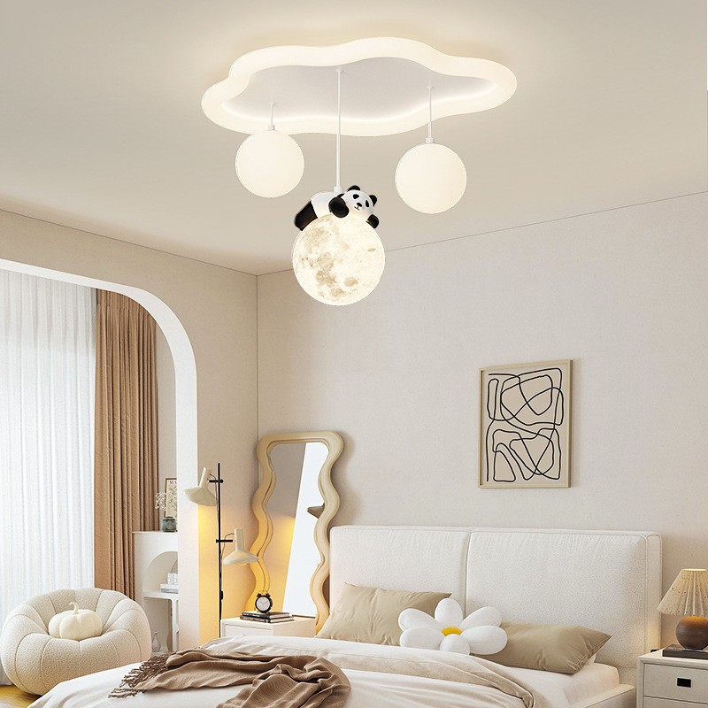 Baby Nursery Ceiling Light - Cloud Panda Ceiling Lights Cloud Bubble
