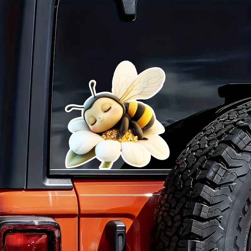 Baby Nursery Yellow Walls - Bee Cute Bumblebee Car Stickers for