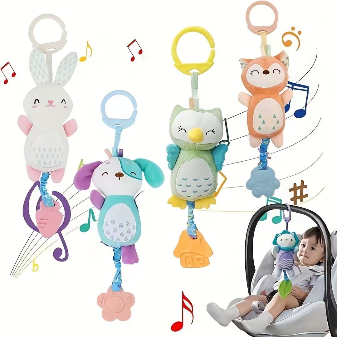 Baby Nursery Equipment - Plush Animal Wind Chime Hanging Toy