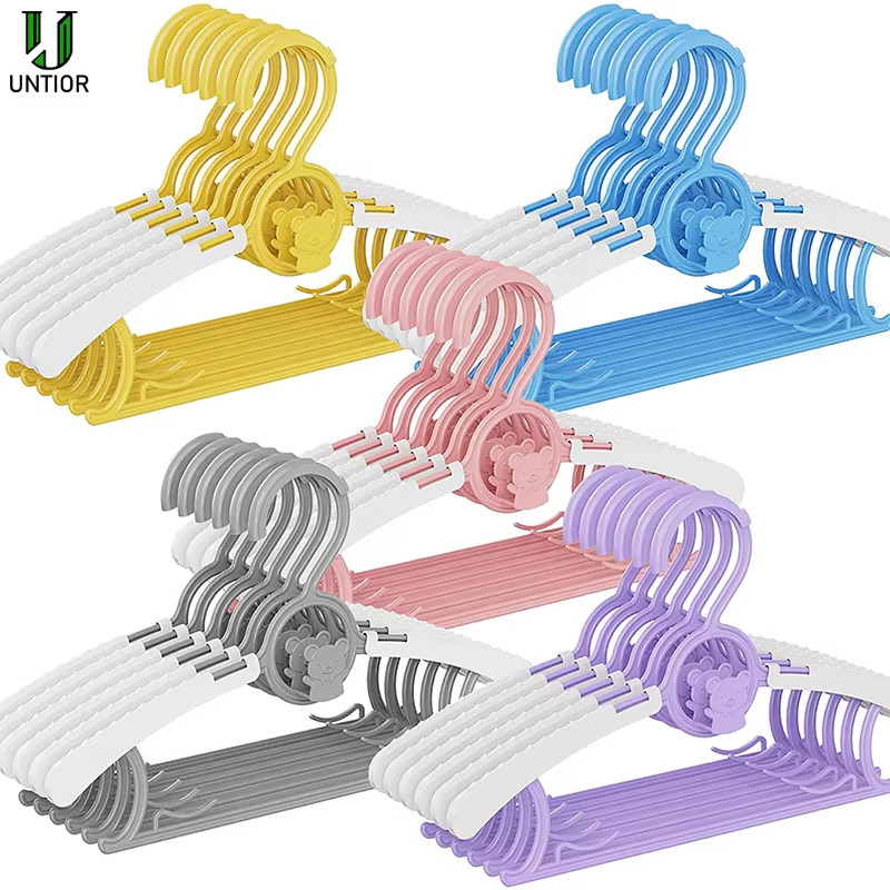 Closet Organizer Baby - 10Pack Anti-Slip Baby Clothes Hanger Adjustable