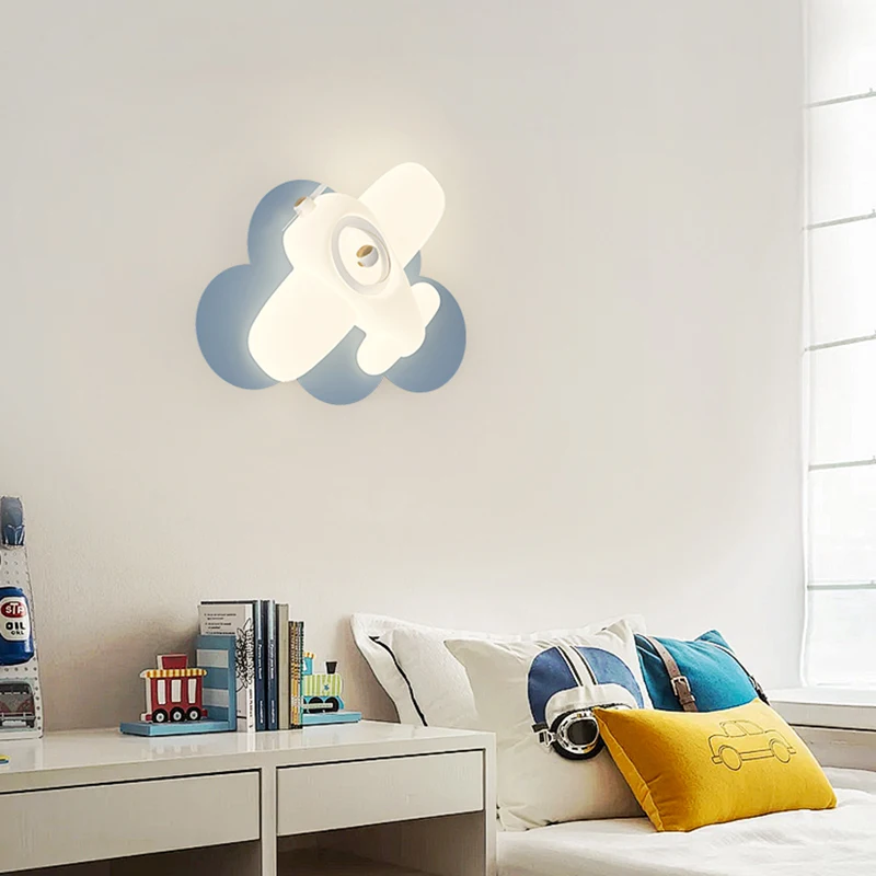 Baby Nursery Yellow Walls - 2025 Romantic Airplane Wall Lamp Children's