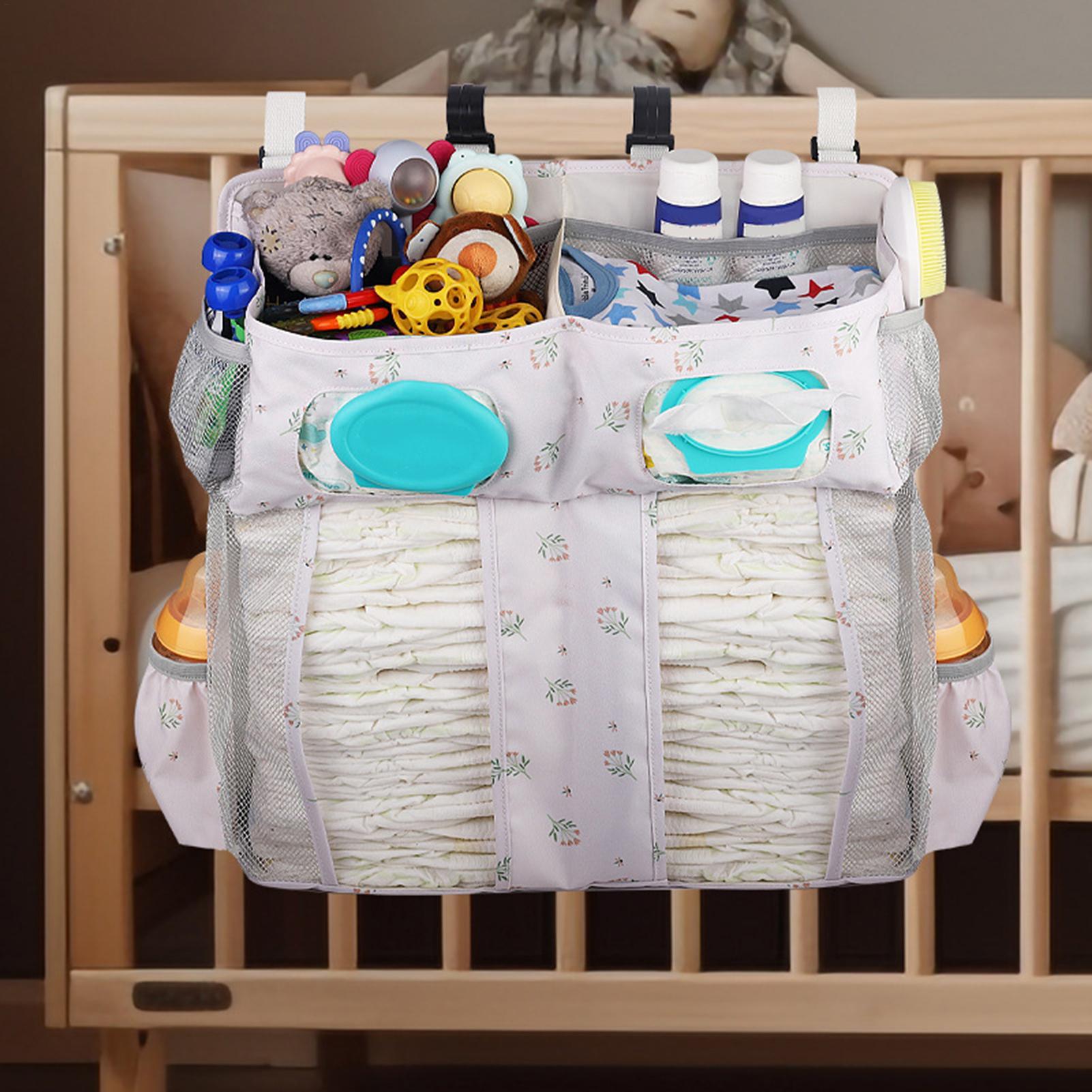 Baby Nursery Storage - Hanging Baby Crib Storage Bag Infant