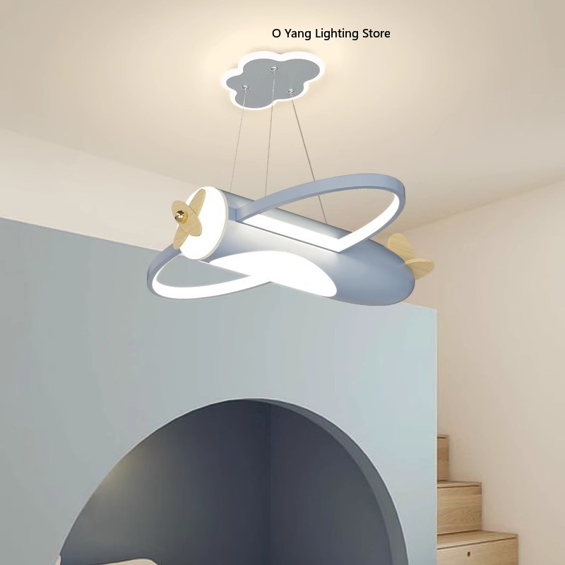 Baby Nursery Ceiling Light - Cream Style Airplane Ceiling Lights LED
