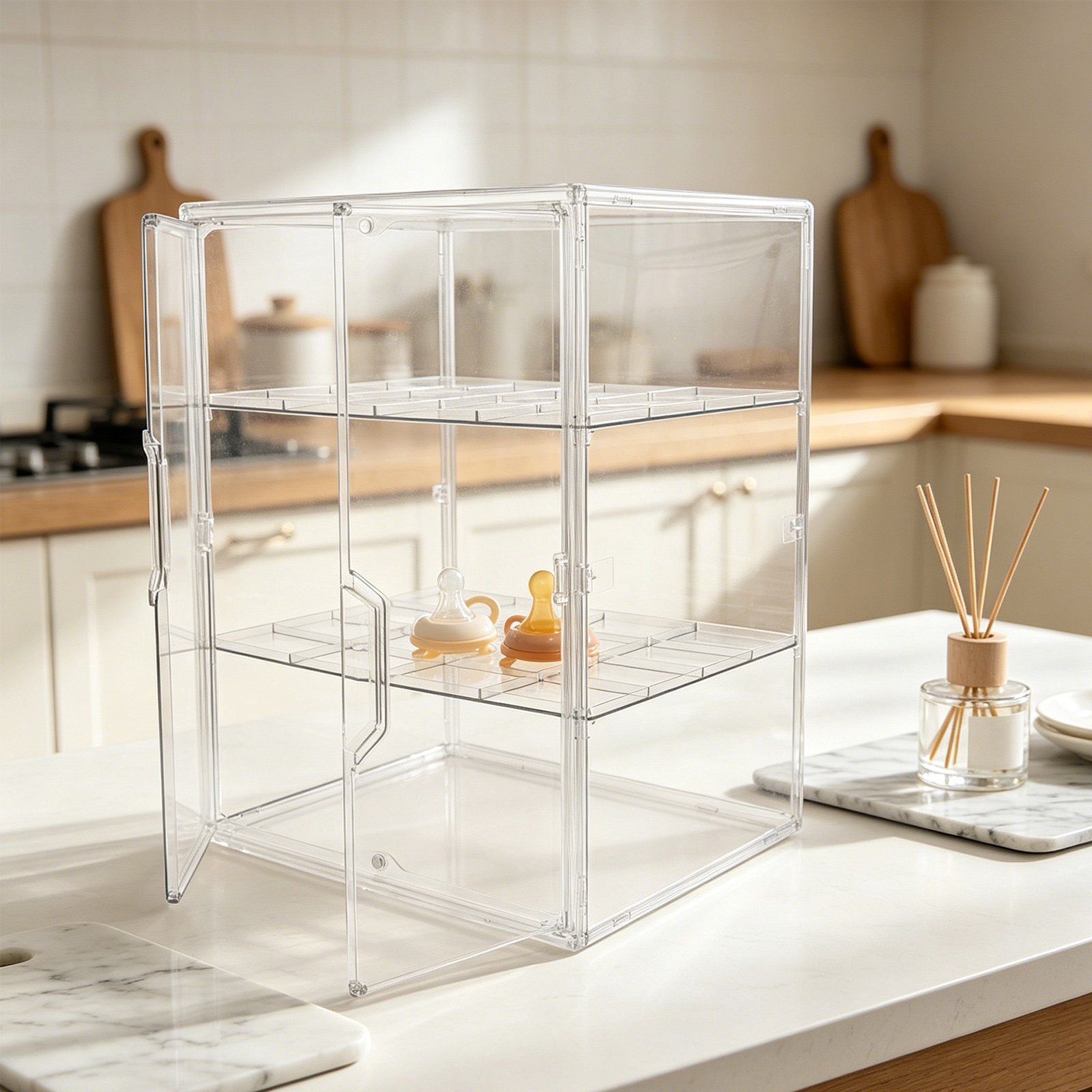 Multi-Layer Clear Baby Bottle  - Baby Nursery Storage review and price