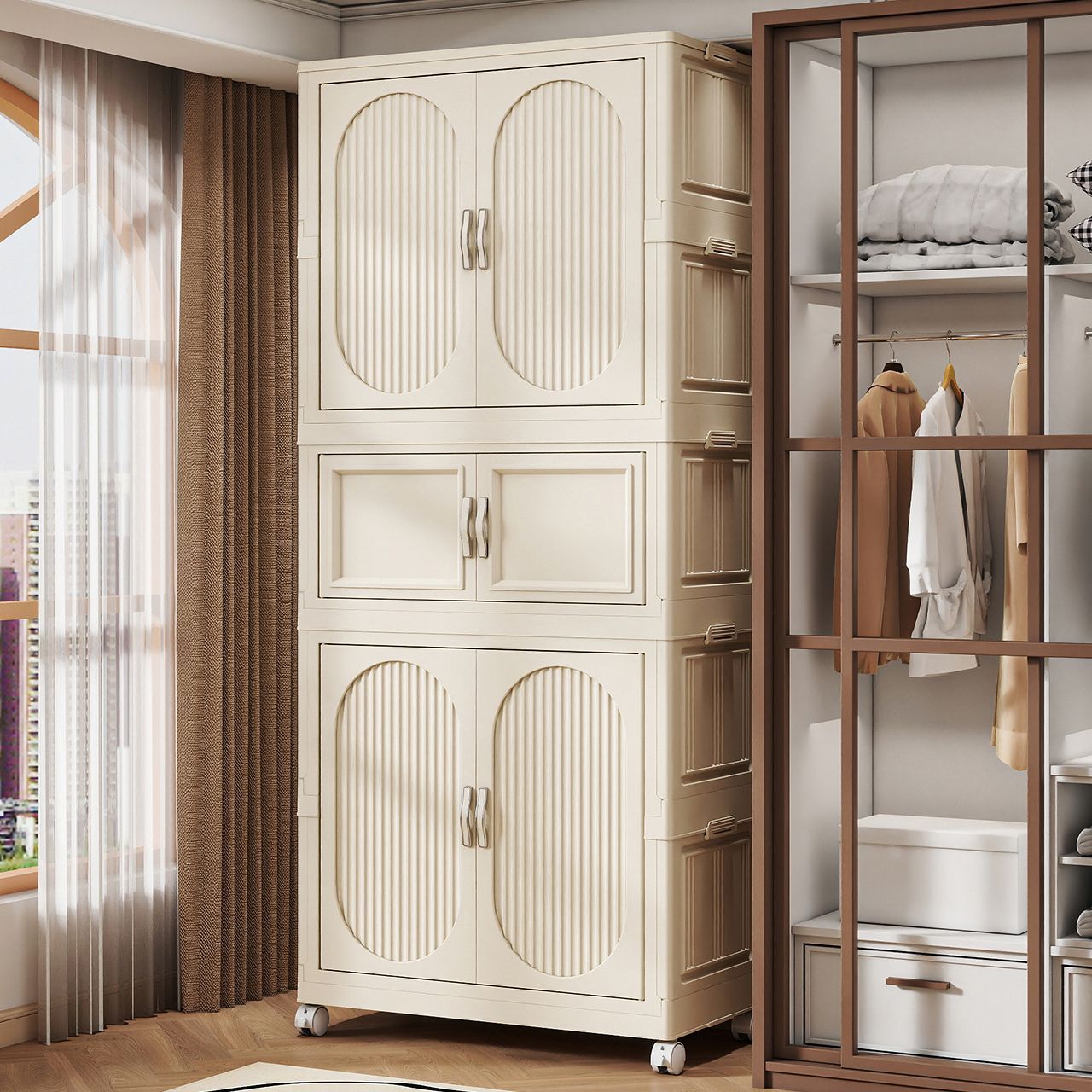 Folding Children's Wardrobe Ba - Closet Organizer Baby review and price
