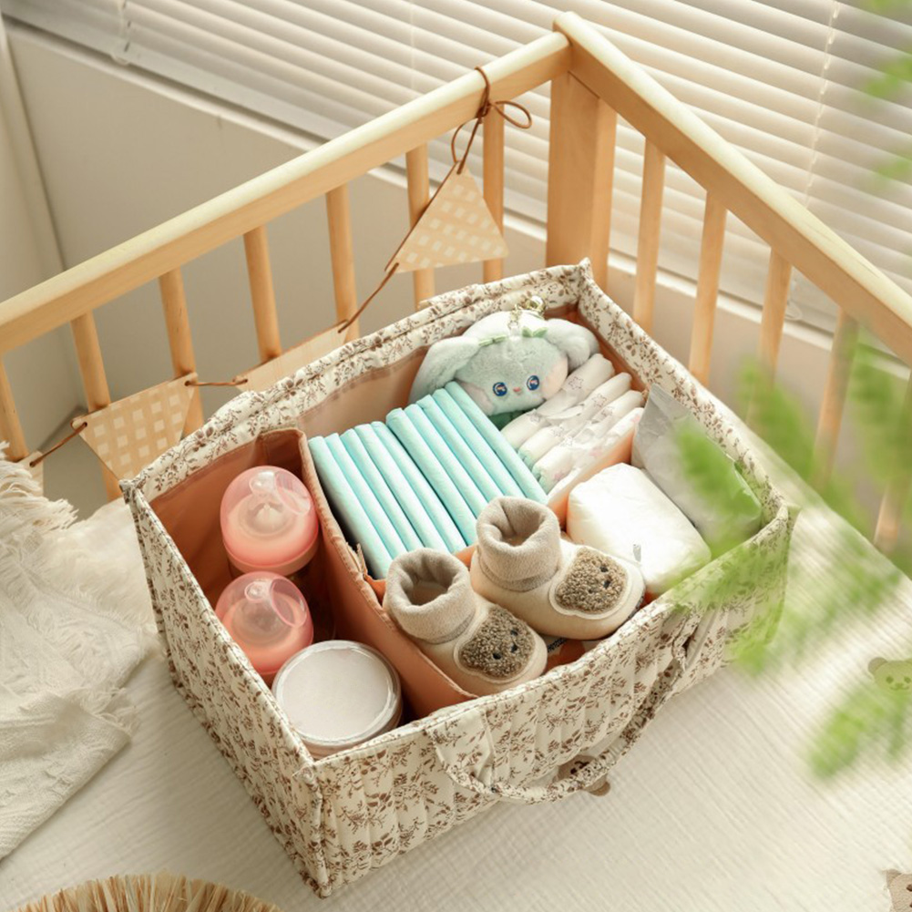 Floral Nursery Storage Basket  - Baby Nursery Storage review and price