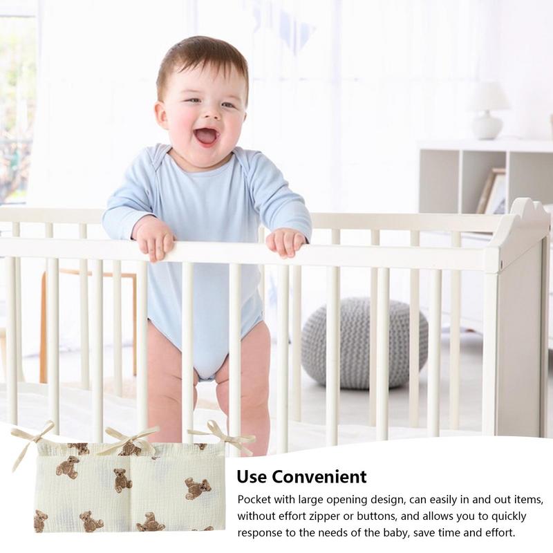 Baby Crib Organizer Cot Caddy  - Baby Nursery Storage review and price