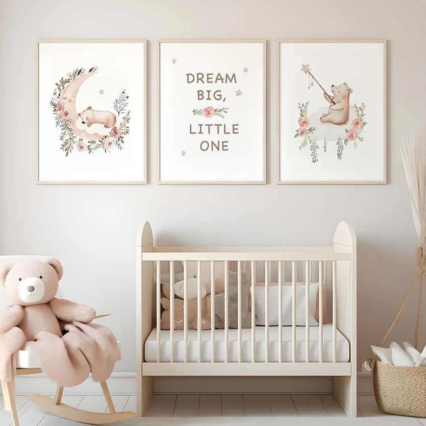 Nursery Flower Wall Art, Cute  - Baby Nursery Quotes Wall Art review and price