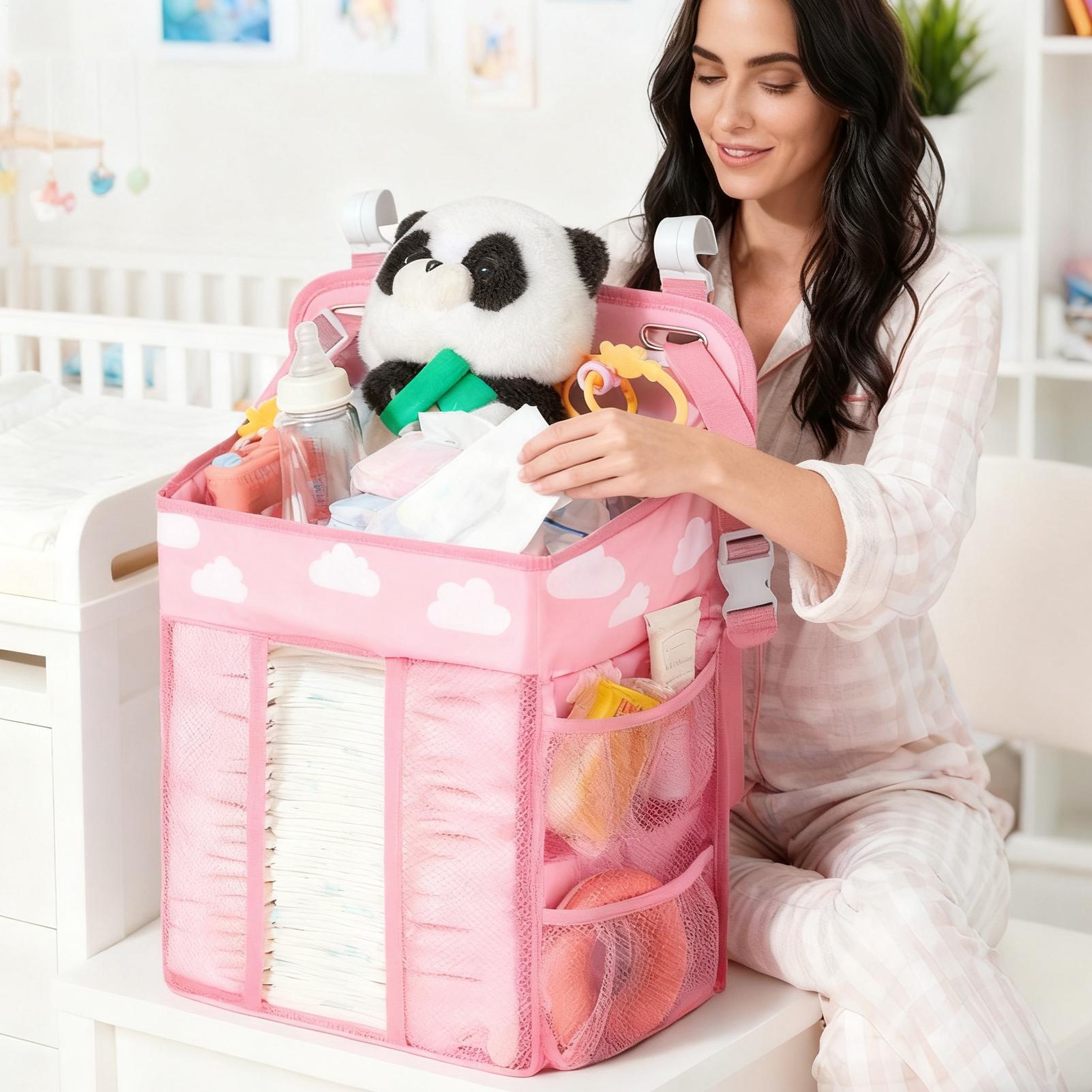 Crib Diaper Organizer Waterpro - Baby Nursery Storage review and price