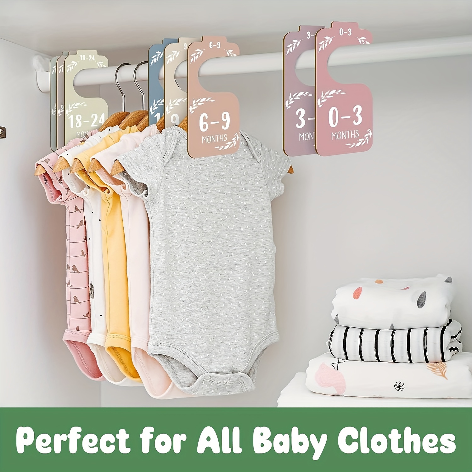 8pcs Wooden Baby Closet Divide - Closet Organizer Baby review and price