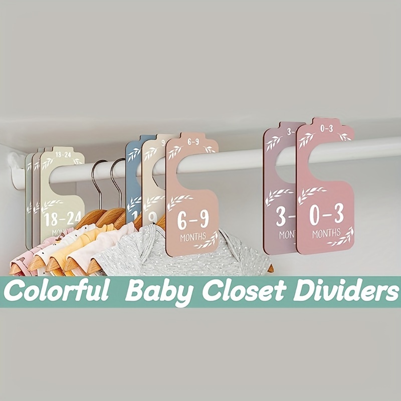 8pcs Wooden Baby Closet Divide - Closet Organizer Baby review and price