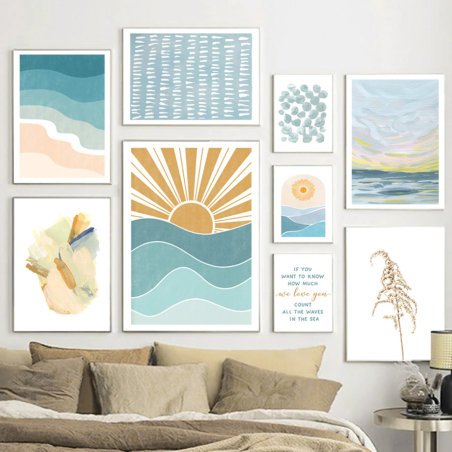 Sunrise Sunset Beach Ocean Quo - Baby Nursery Quotes Wall Art review and price