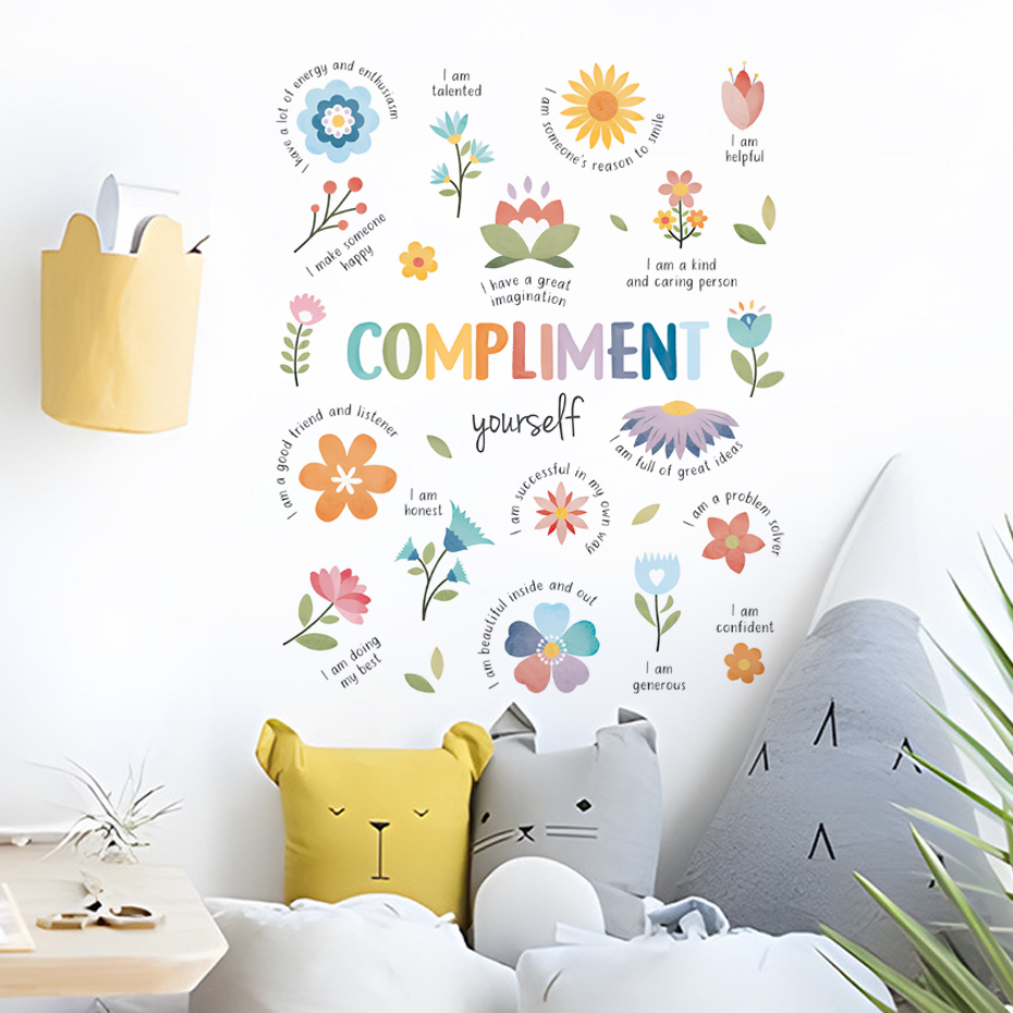 English colorful inspirational - Baby Nursery Quotes Wall Art review and price