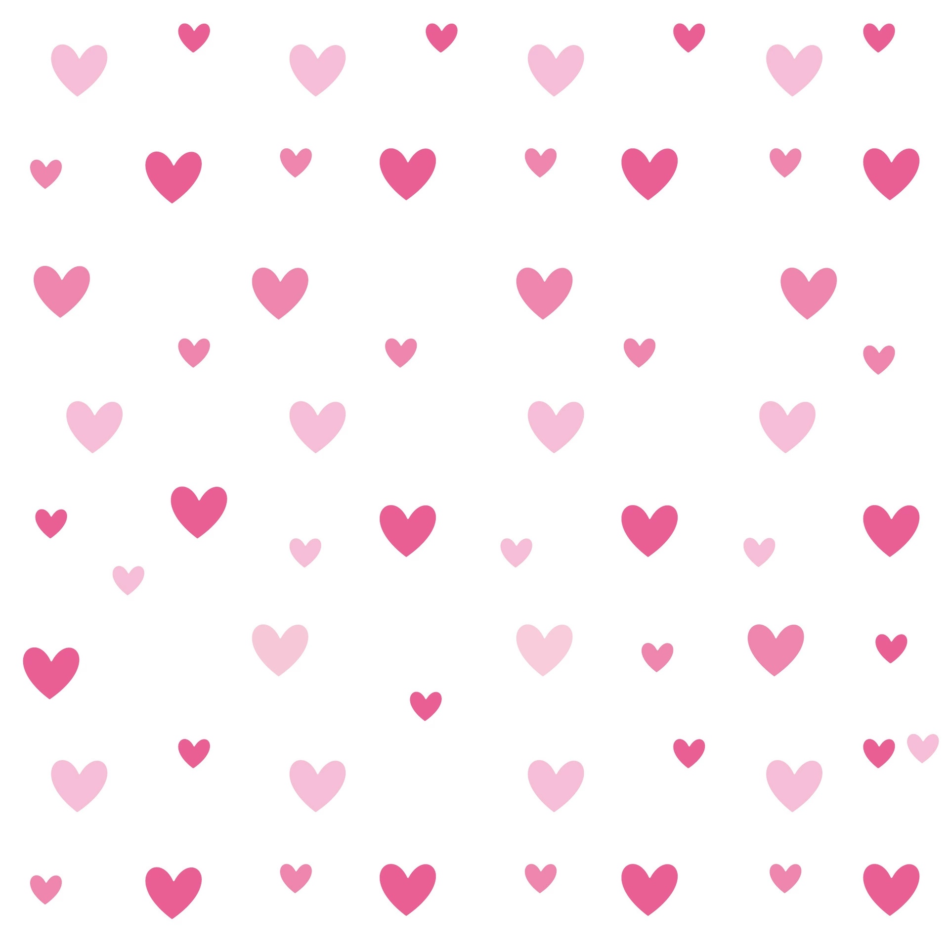 170pcs=10 Sheets Pink Heart Wa - Baby Nursery Wallpaper Girl review and price
