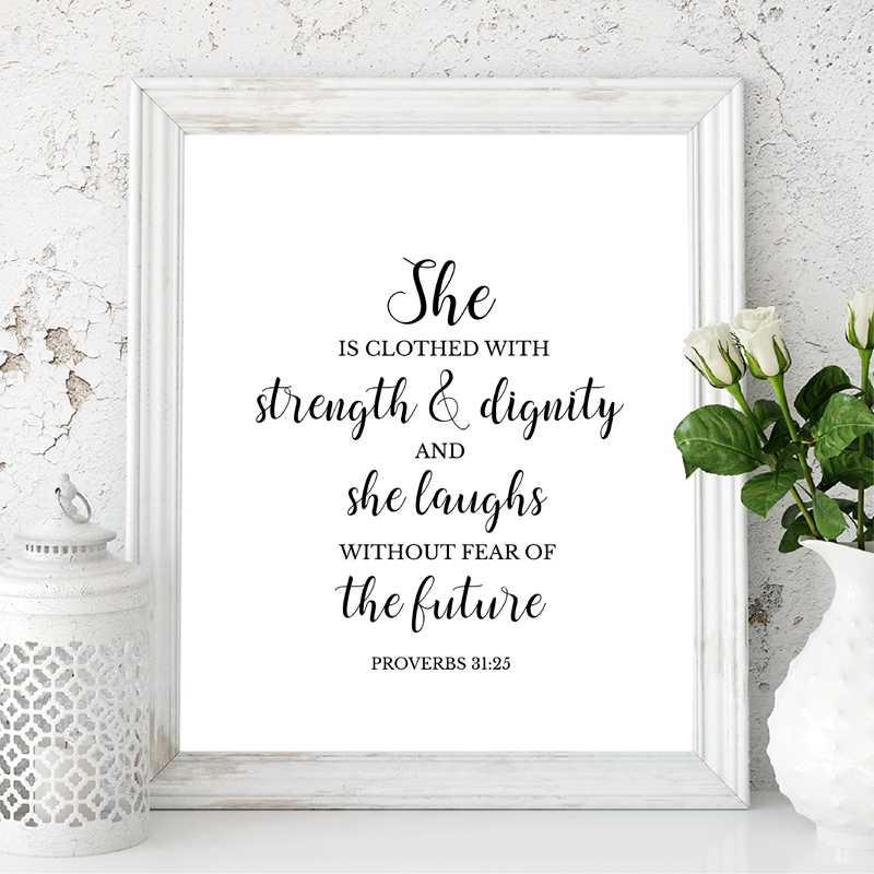 Bible Verses Quote Christian W - Baby Nursery Quotes Wall Art review and price