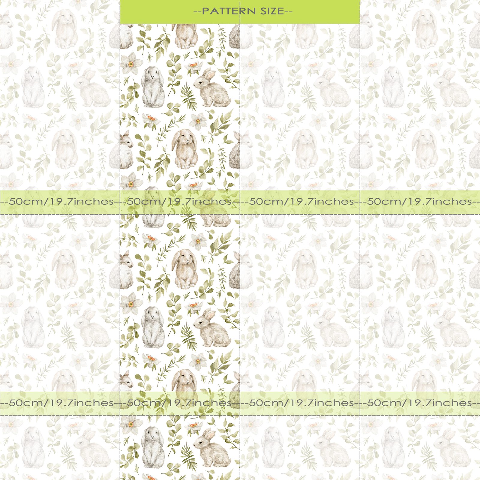 Bunny Wallpaper Kids Room Wall - Baby Nursery Wallpaper Girl review and price