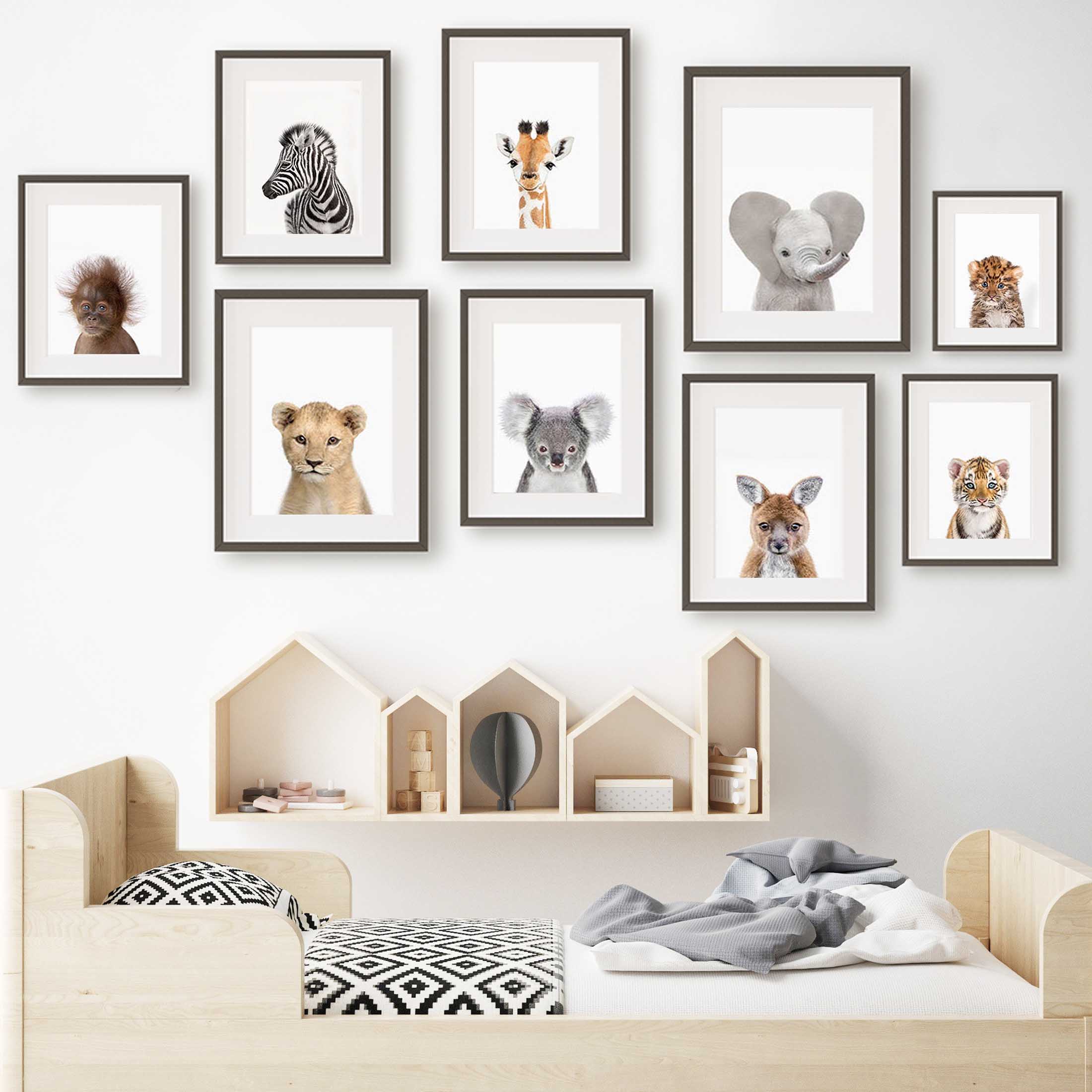 1pc frameless Canvas Painting  - Baby Zoo Nursery review and price