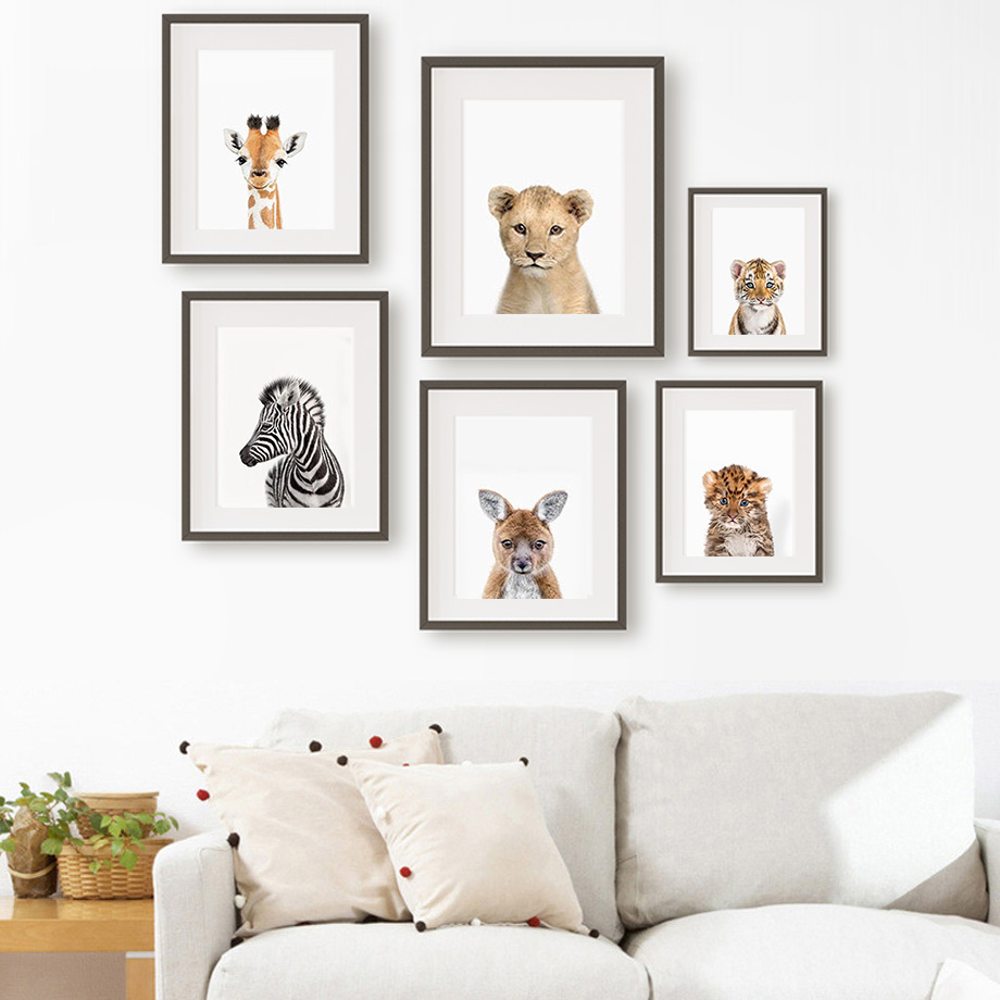 1pc frameless Canvas Painting  - Baby Zoo Nursery review and price