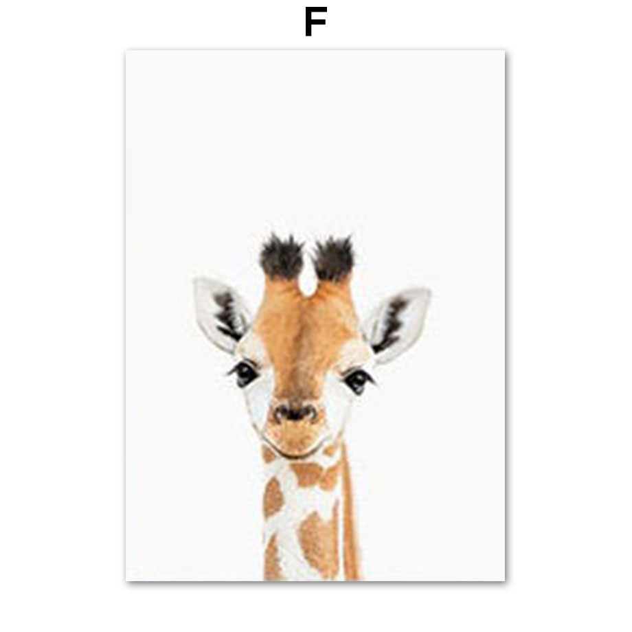 1pc frameless Canvas Painting  - Baby Zoo Nursery review and price