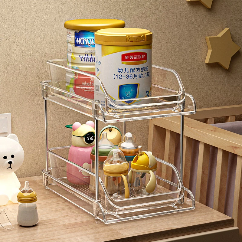 2 Tier Clear Multi-layer Baby  - Baby Nursery Storage review and price