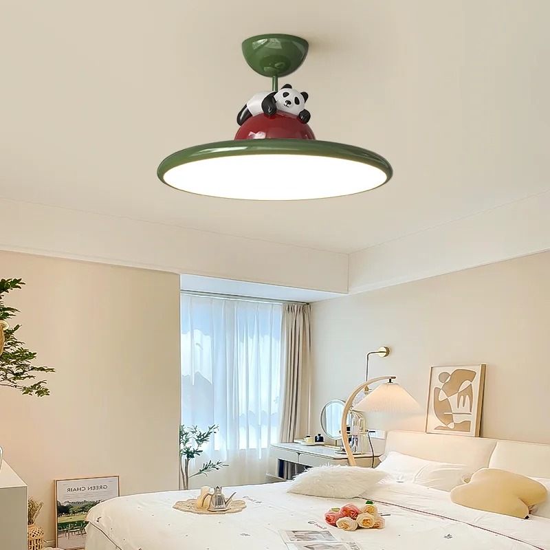Cartoon Cream Style Panda LED  - Baby Nursery Ceiling Light review and price