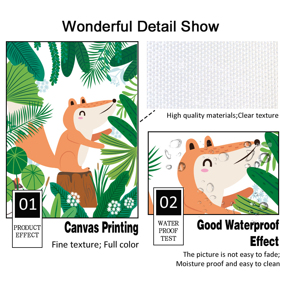 Jungle Safari Nursery Wall Art - Baby Nursery Colors review and price