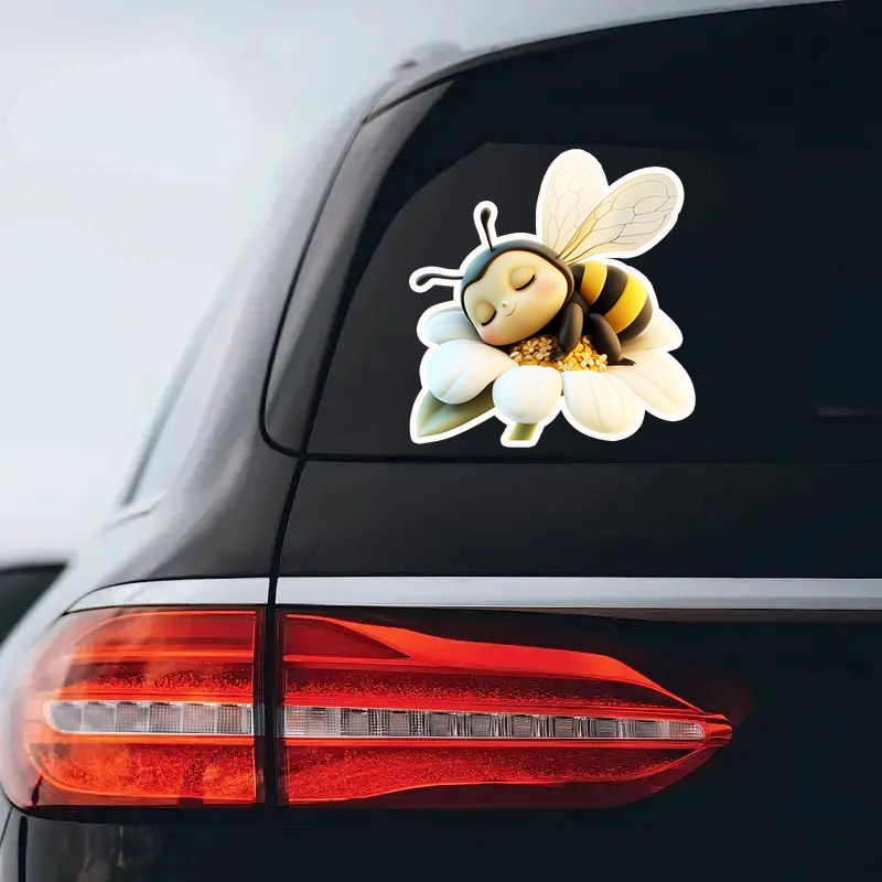 Bee Cute Bumblebee Car Sticker - Baby Nursery Yellow Walls review and price