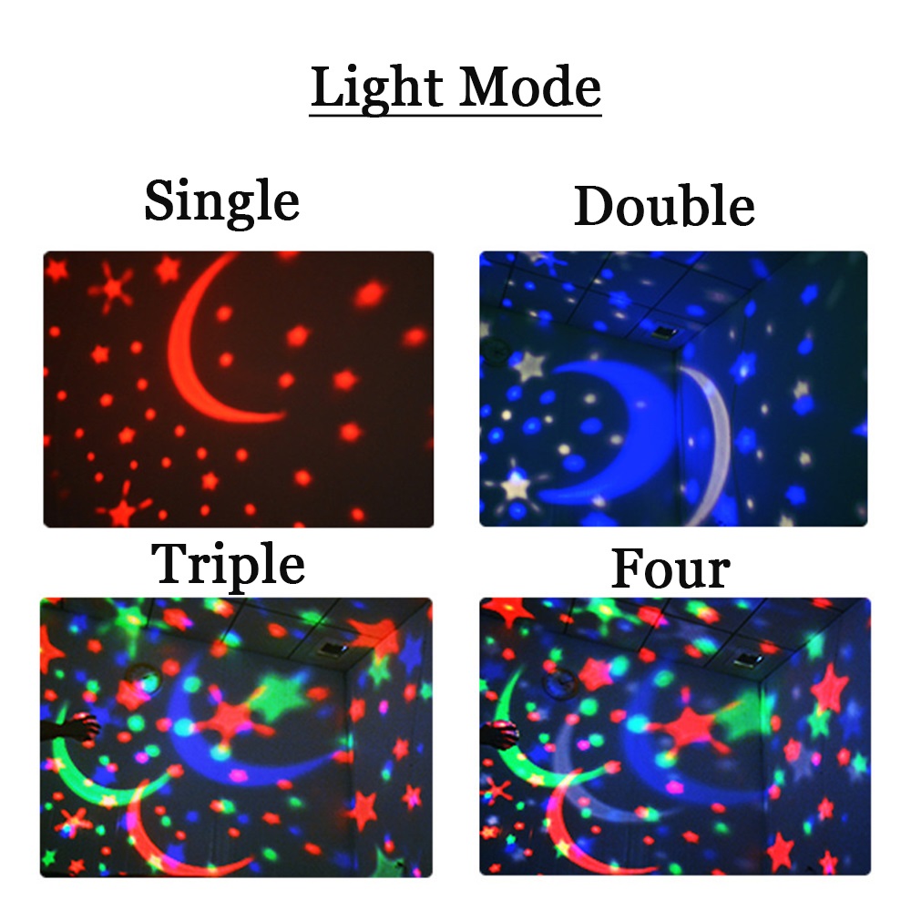 8 Colors Rotating Star Project - Baby Nursery Colors review and price