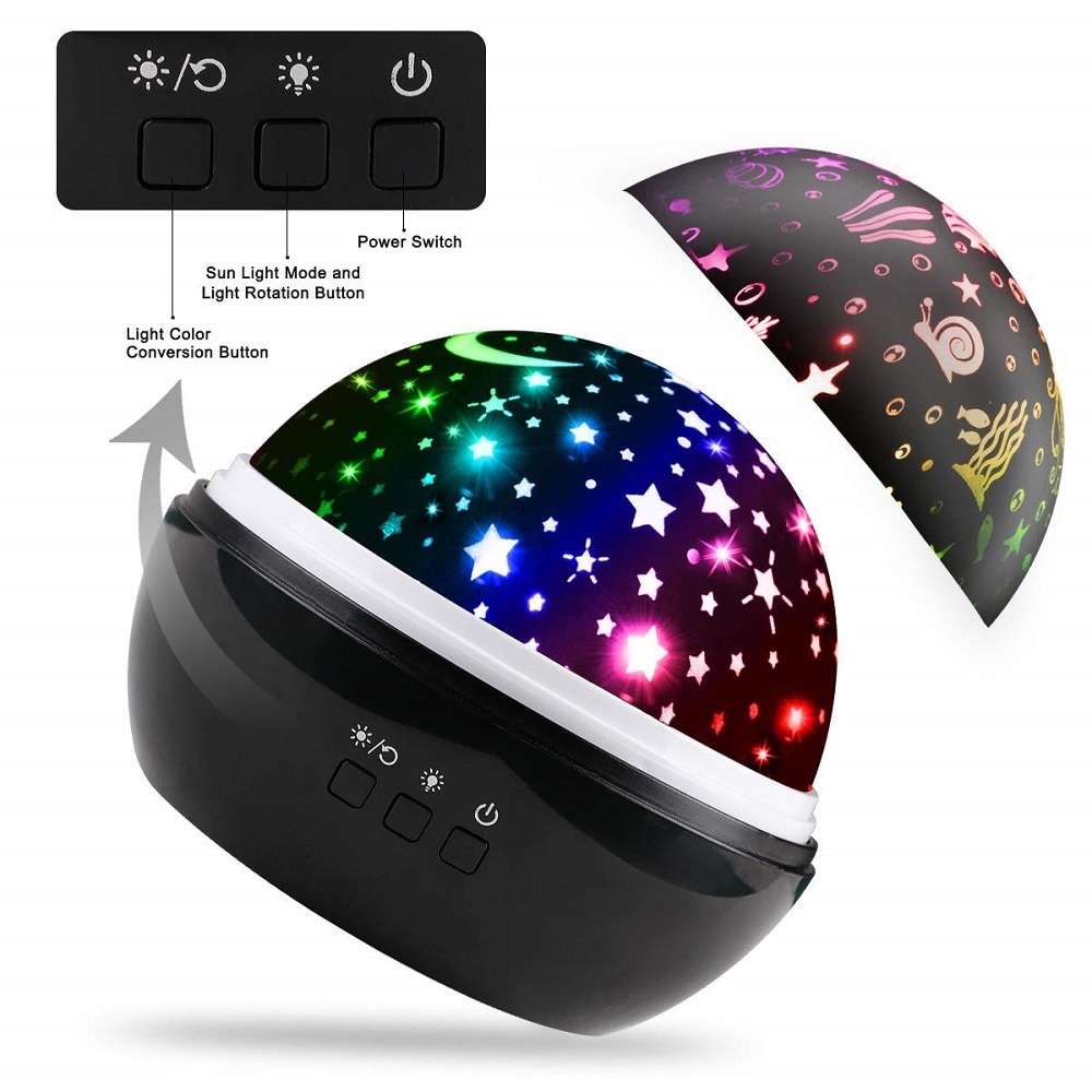 8 Colors Rotating Star Project - Baby Nursery Colors review and price