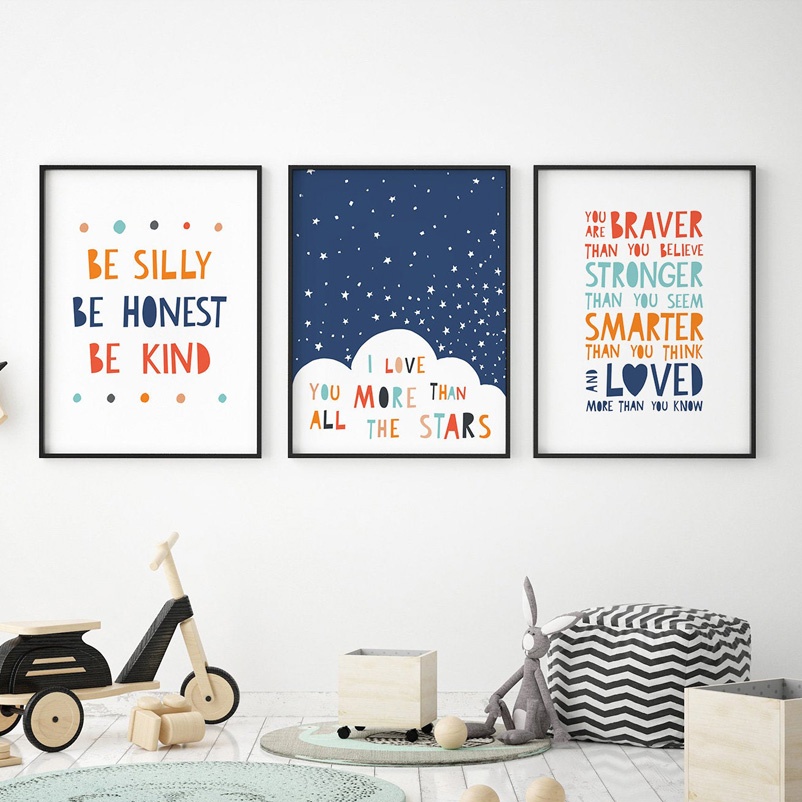 Cartoon Inspirational quotes N - Baby Nursery Quotes Wall Art review and price