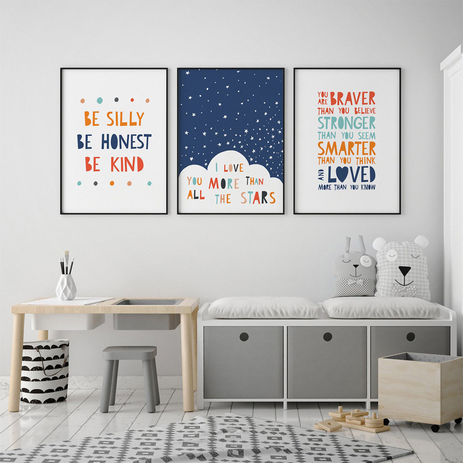 Cartoon Inspirational quotes N - Baby Nursery Quotes Wall Art review and price