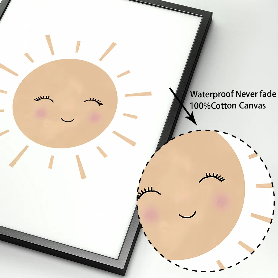 Boho Rabbit Flower Sun Rainbow - Baby Nursery Mirror review and price