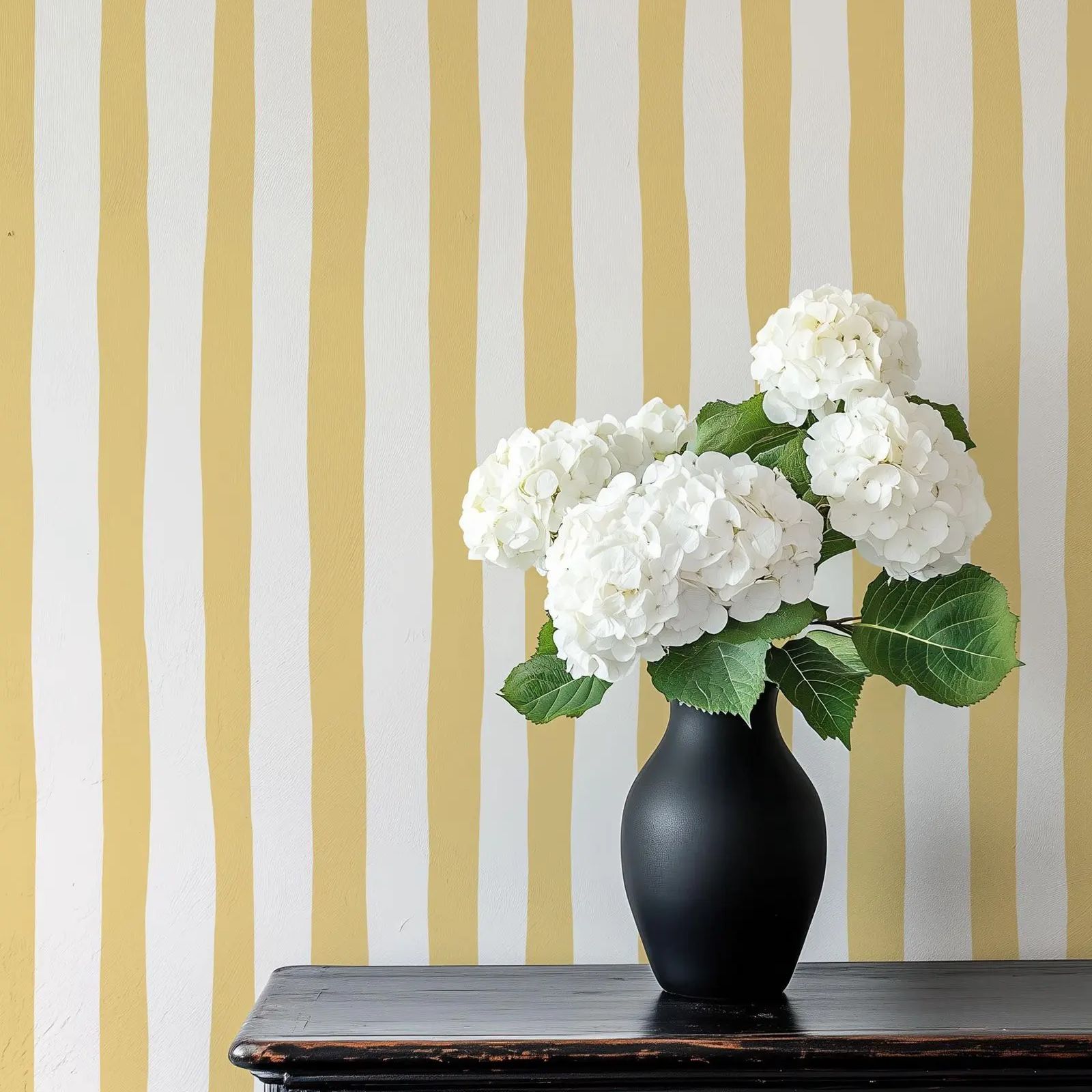 Sunshine Yellow Wobbly Stripes - Baby Nursery Yellow Walls review and price