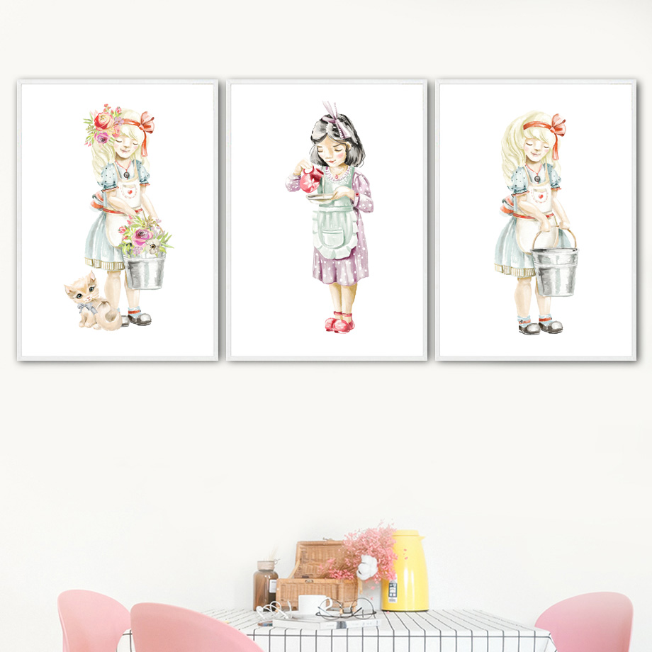 Cute Baby Girl Flower Cat Chic - Baby Nursery Mirror review and price
