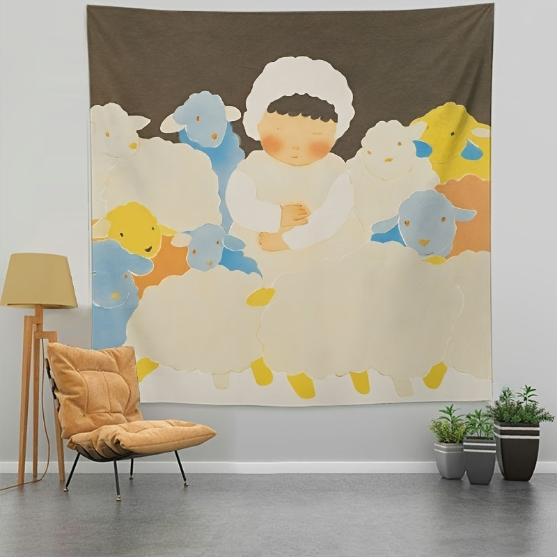 Charming Nursery Scene Tapestr - Baby Nursery Colors review and price