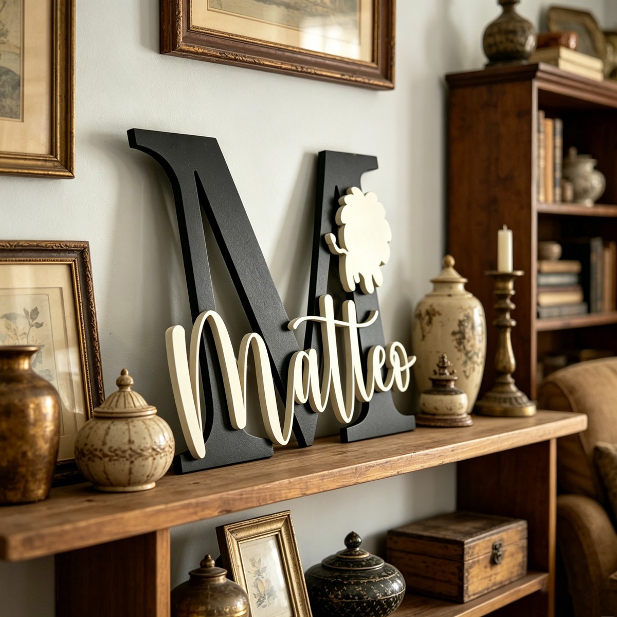 1Pc Custom Lion Name & Initial - Baby Nursery Diy review and price