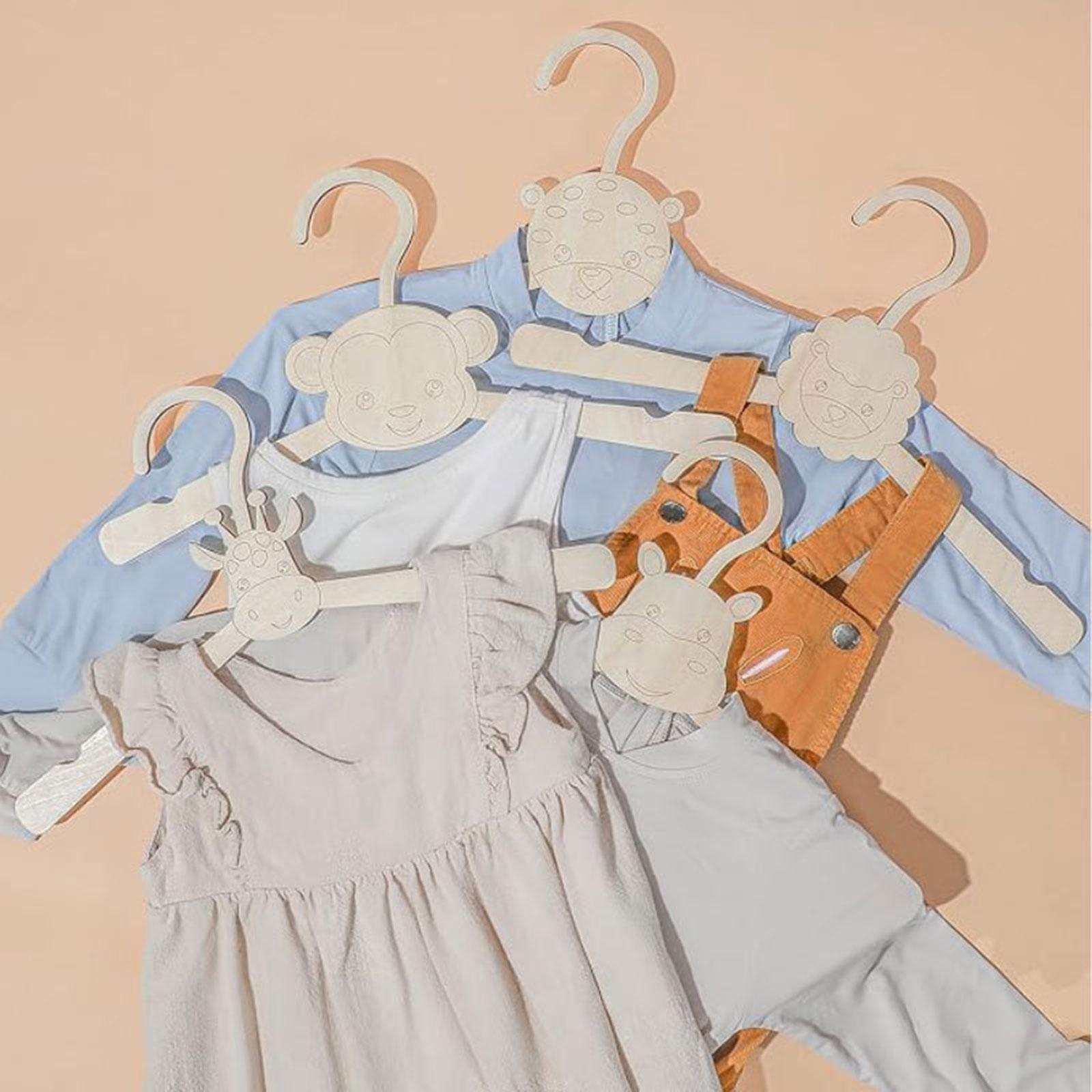 Baby Clothes Hanger Wooden Ani - Closet Organizer Baby review and price