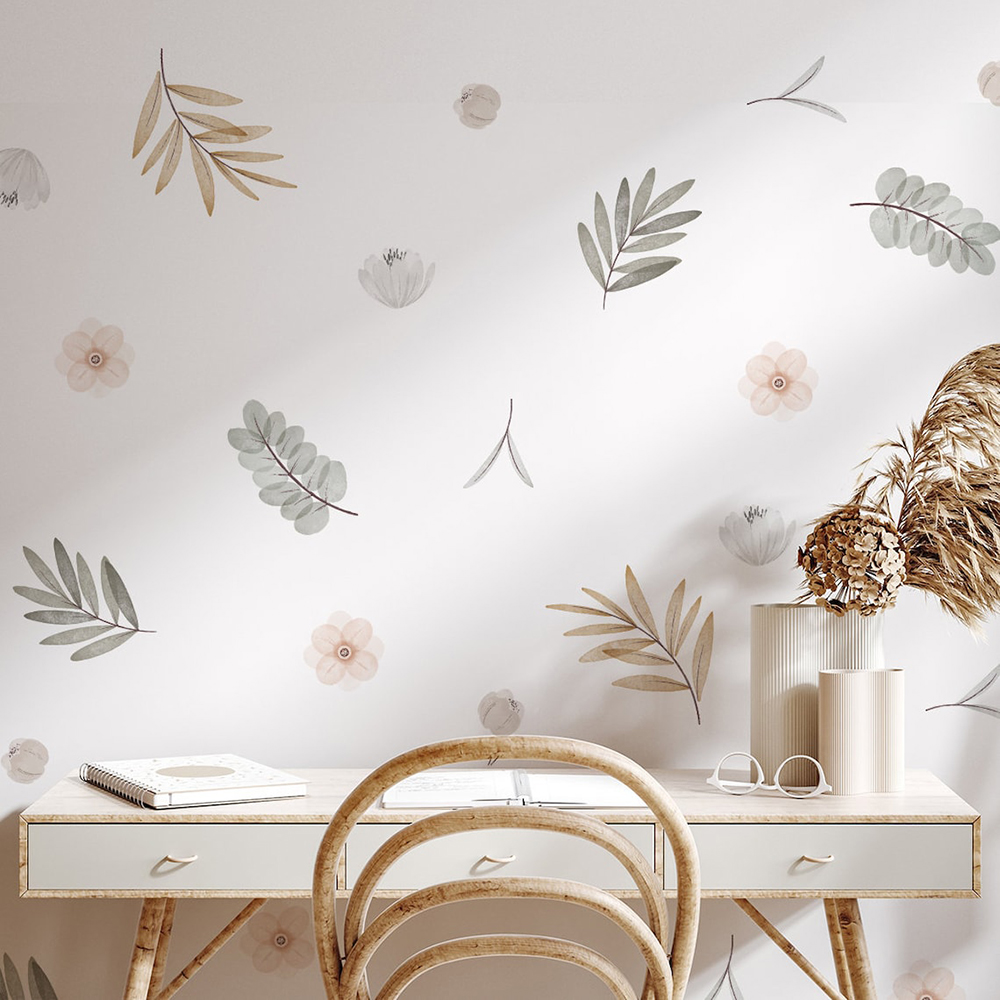 Boho Leaves Botanical DIY Wall - Baby Nursery Diy review and price