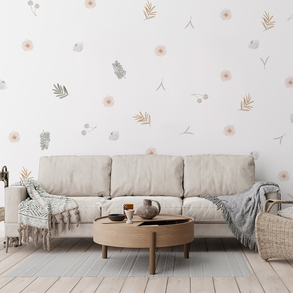 Boho Leaves Botanical DIY Wall - Baby Nursery Diy review and price