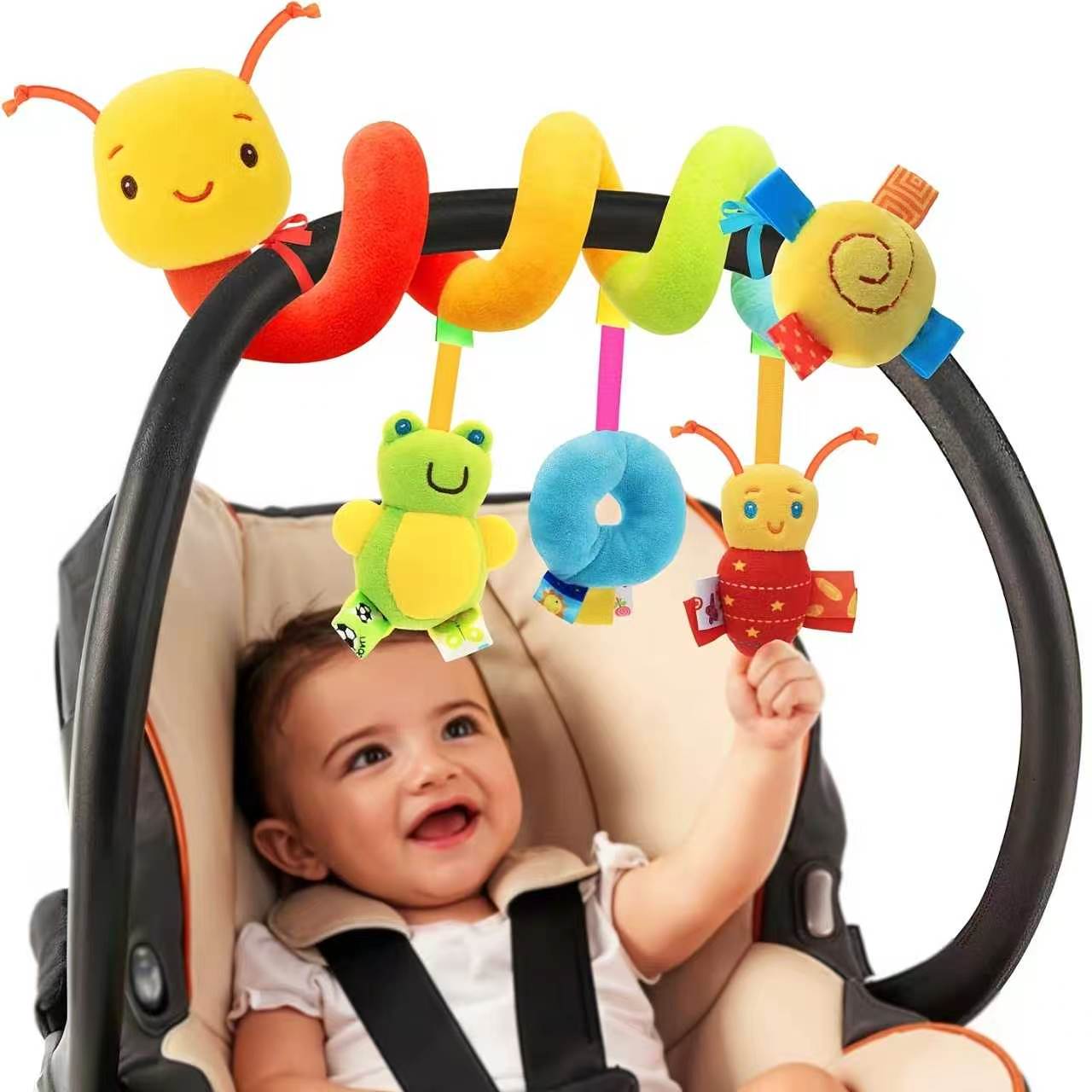 Cute Bee Hanging Toy for Baby  - Baby Nursery Unisex review and price