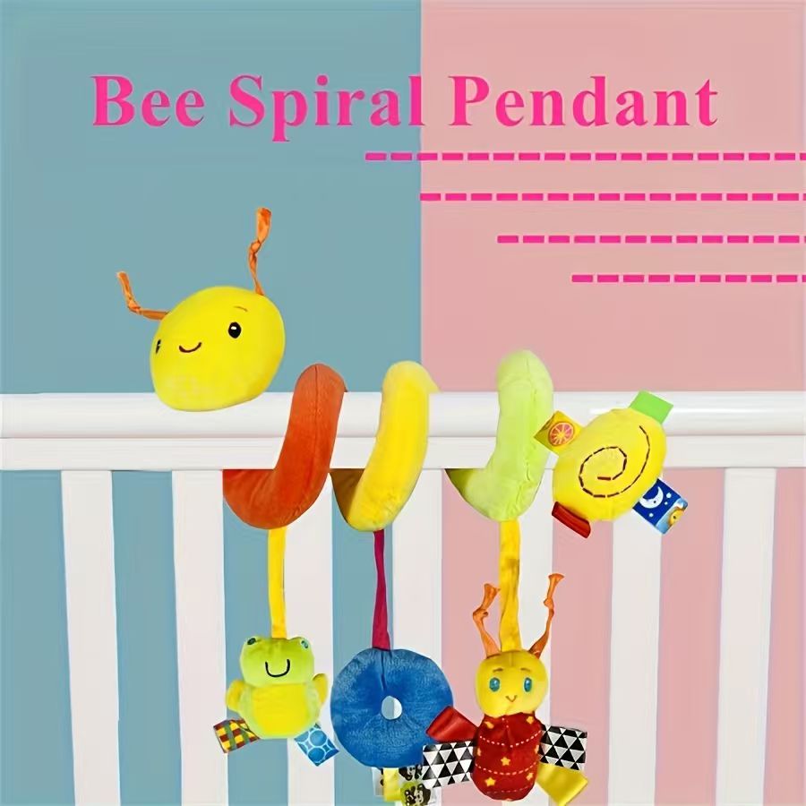 Cute Bee Hanging Toy for Baby  - Baby Nursery Unisex review and price