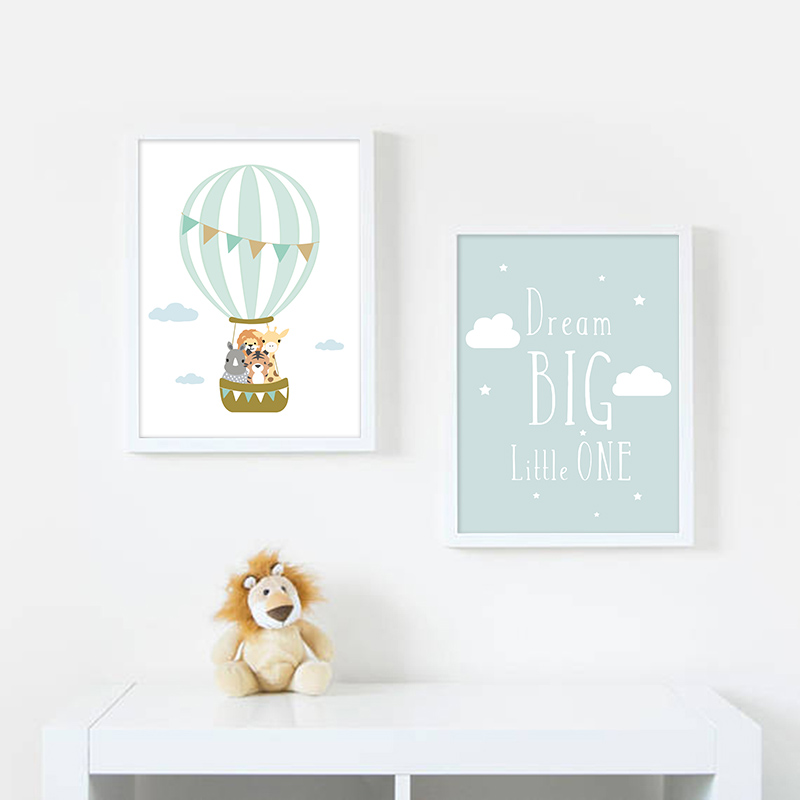 Balloon Moon Nursery Poster Wa - Baby Nursery Mirror review and price
