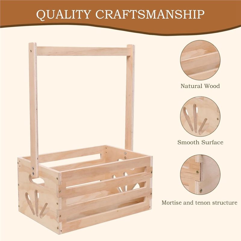 Wooden Baby Shower Gift Basket - Baby Nursery Storage review and price