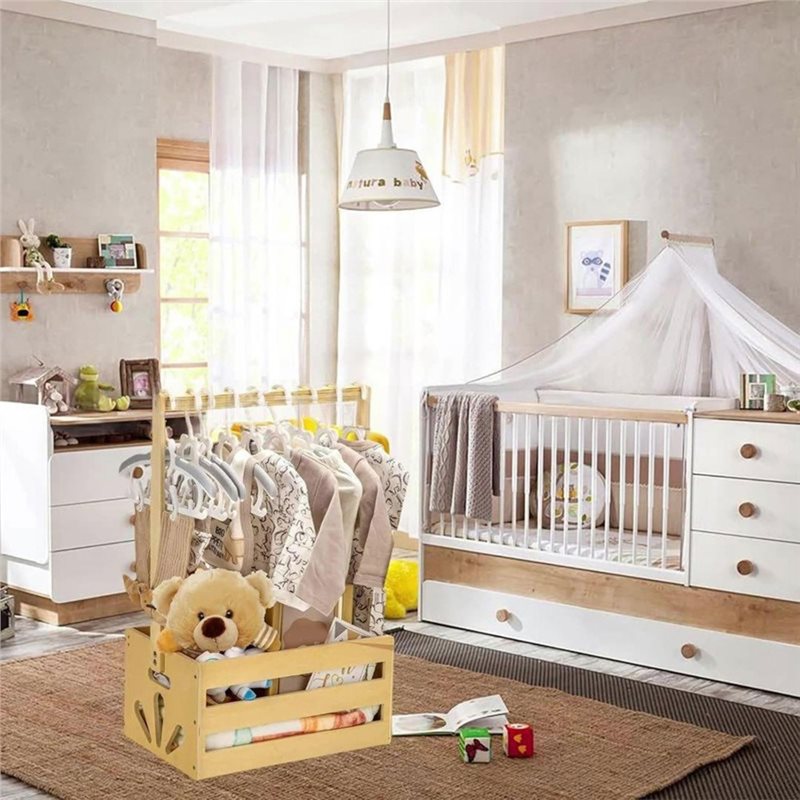 Wooden Baby Shower Gift Basket - Baby Nursery Storage review and price