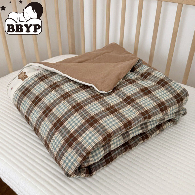 Breathable Grid Linen Quilt fo - Baby Nursery Quilts review and price