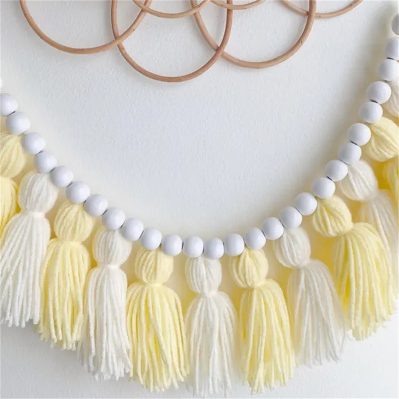 Yellow Boho Tassel Garlands Wa - Baby Nursery Yellow Walls review and price