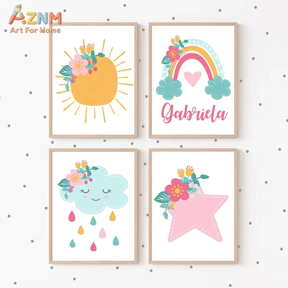 Cute Sun Rainbow Clouds Stars  - Baby Nursery Mirror review and price